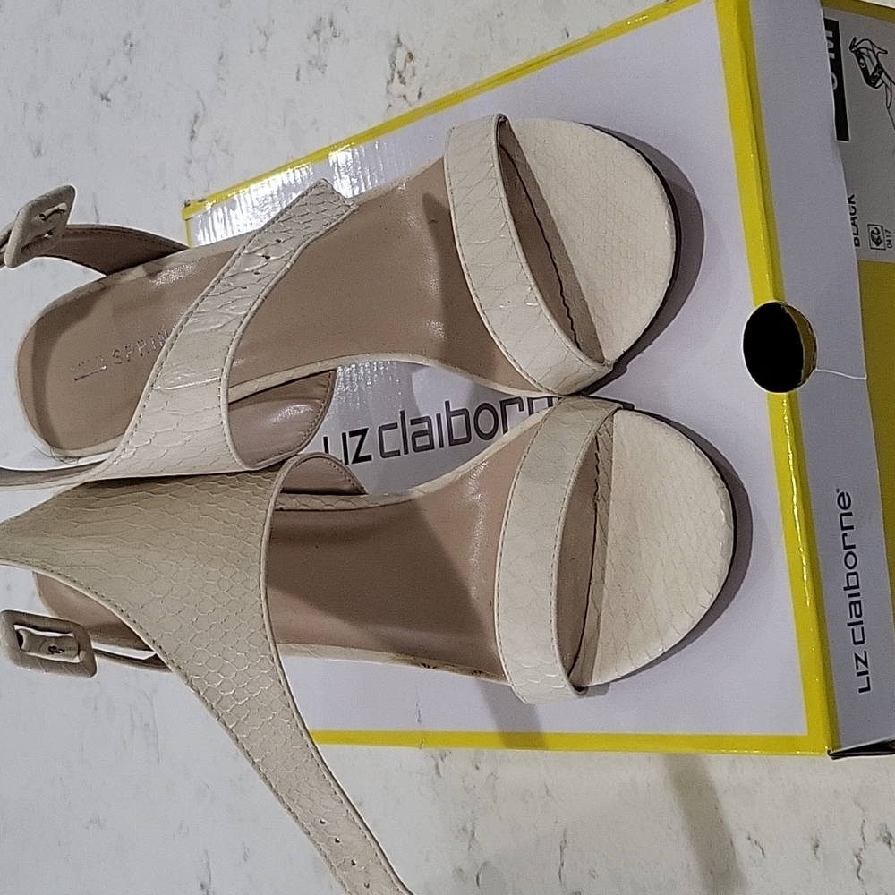 Cream color 2 1/2 inch heels